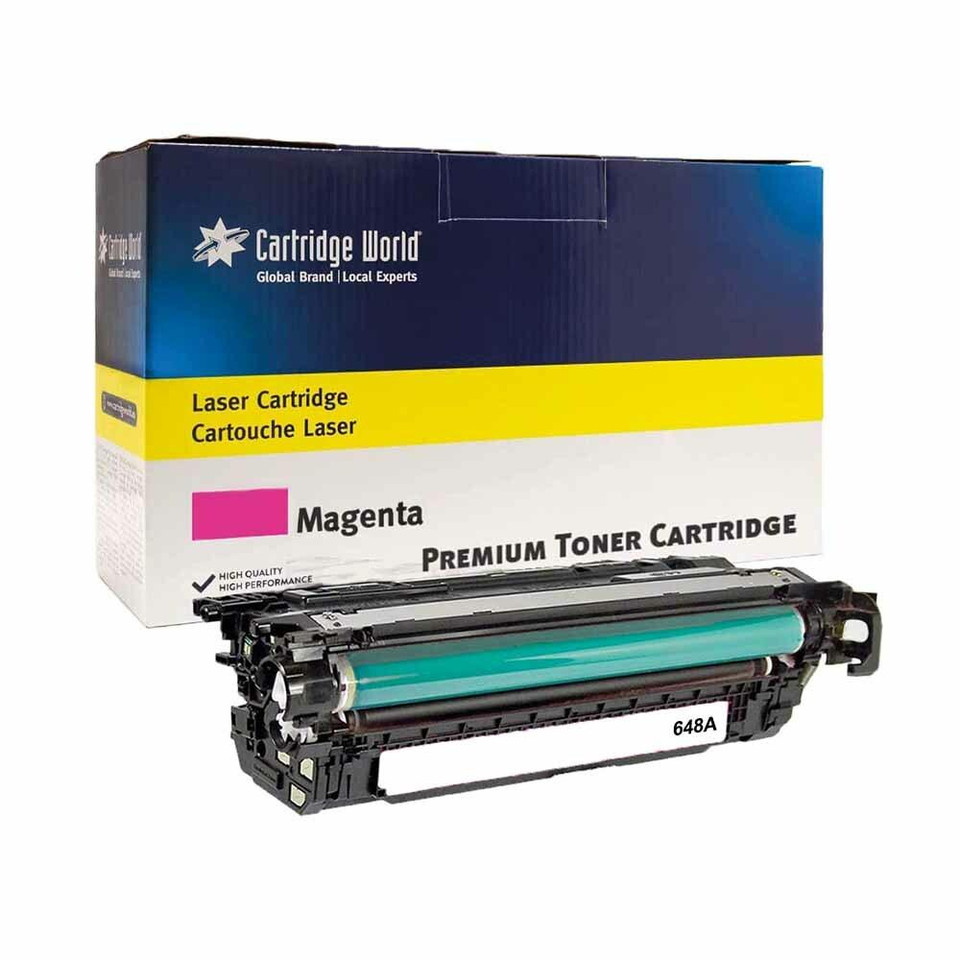 Compatible HP 648A Magenta LaserJet Toner Cartridge (CE263A) - HP Color LaserJet CP Series Toner Cartridges - HP Color LaserJet CP4025N Toner Cartridges