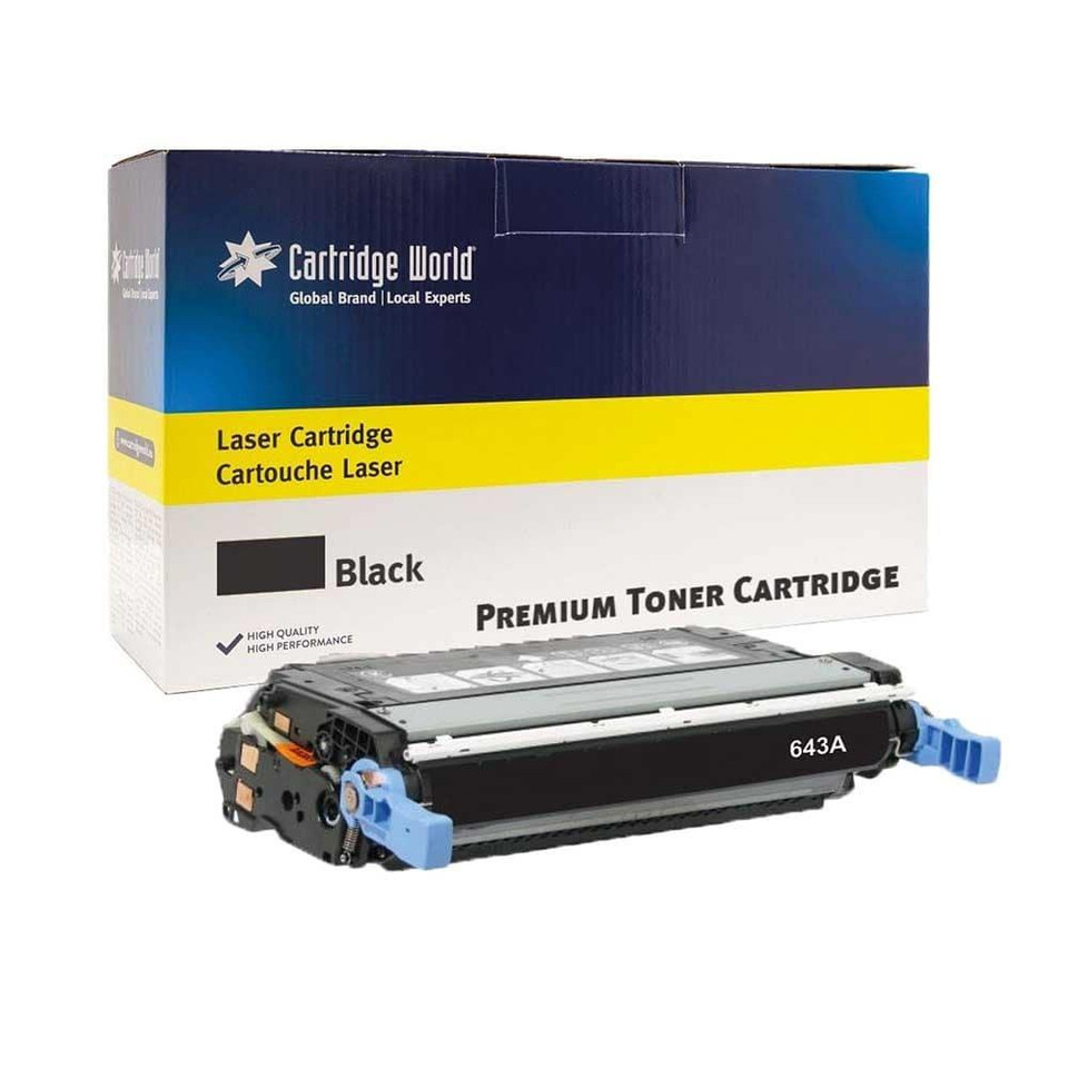 Compatible HP 643A Black LaserJet Toner Cartridge (Q5950A) - HP Color LaserJet Series Toner Cartridges - HP Color LaserJet 4700 Toner Cartridges