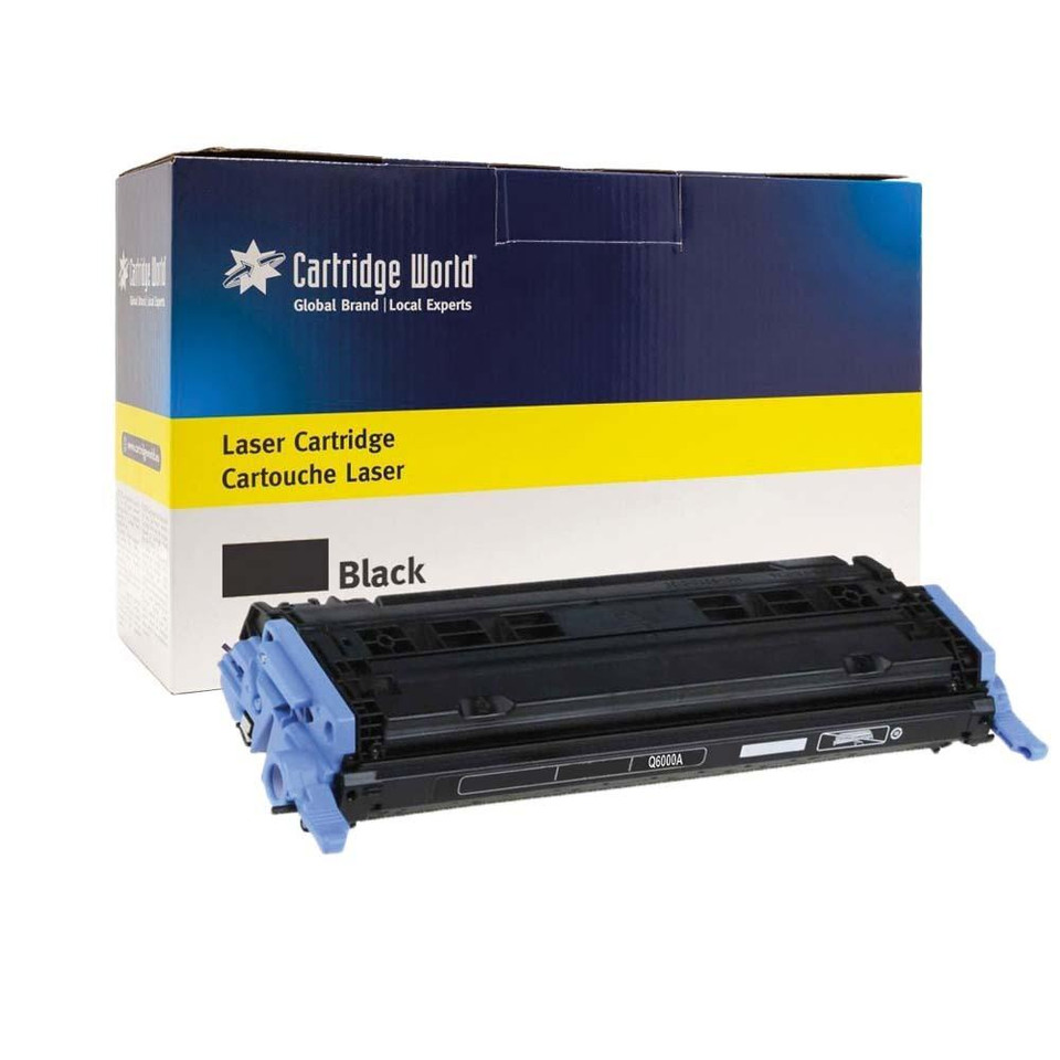 Compatible HP 124A Black LaserJet Toner Cartridge (Q6000A) - HP Color LaserJet Series Toner Cartridges - HP Color LaserJet 1600 Toner Cartridges
