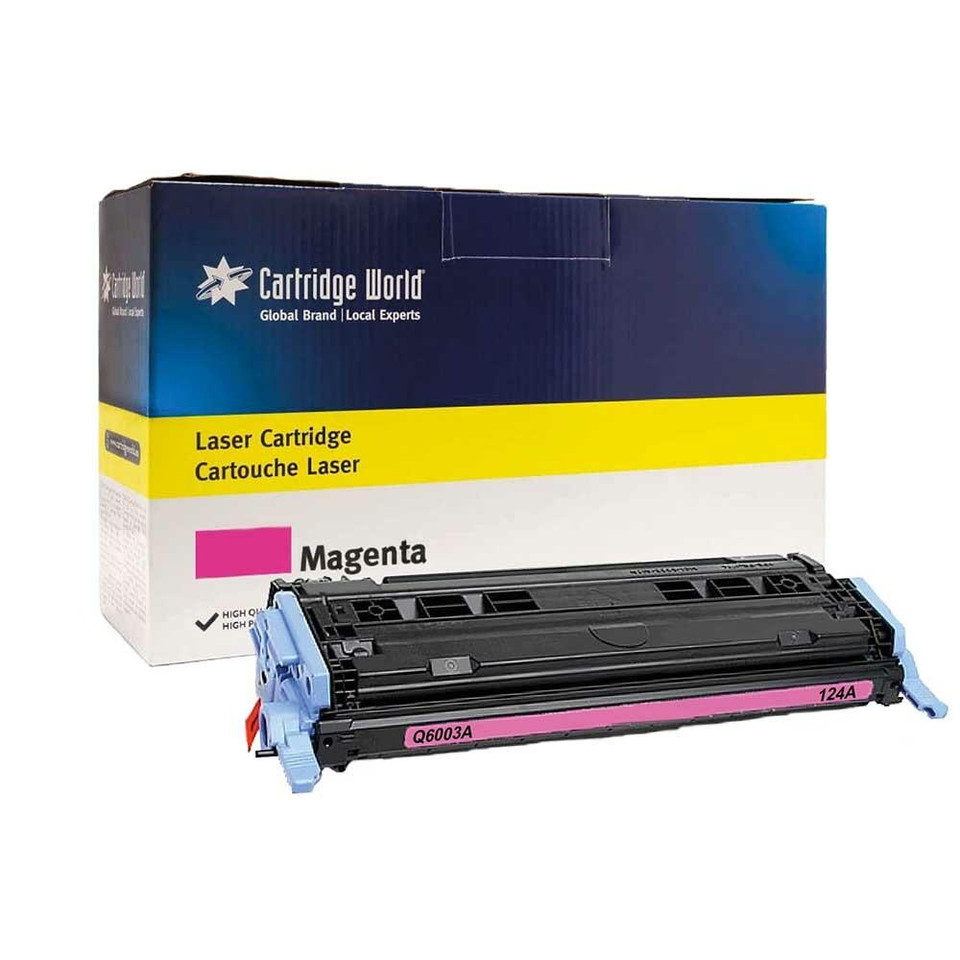 Compatible HP 124A Magenta LaserJet Toner Cartridge (Q6003A) - HP Color LaserJet Series Toner Cartridges - HP Color LaserJet 1600 Toner Cartridges
