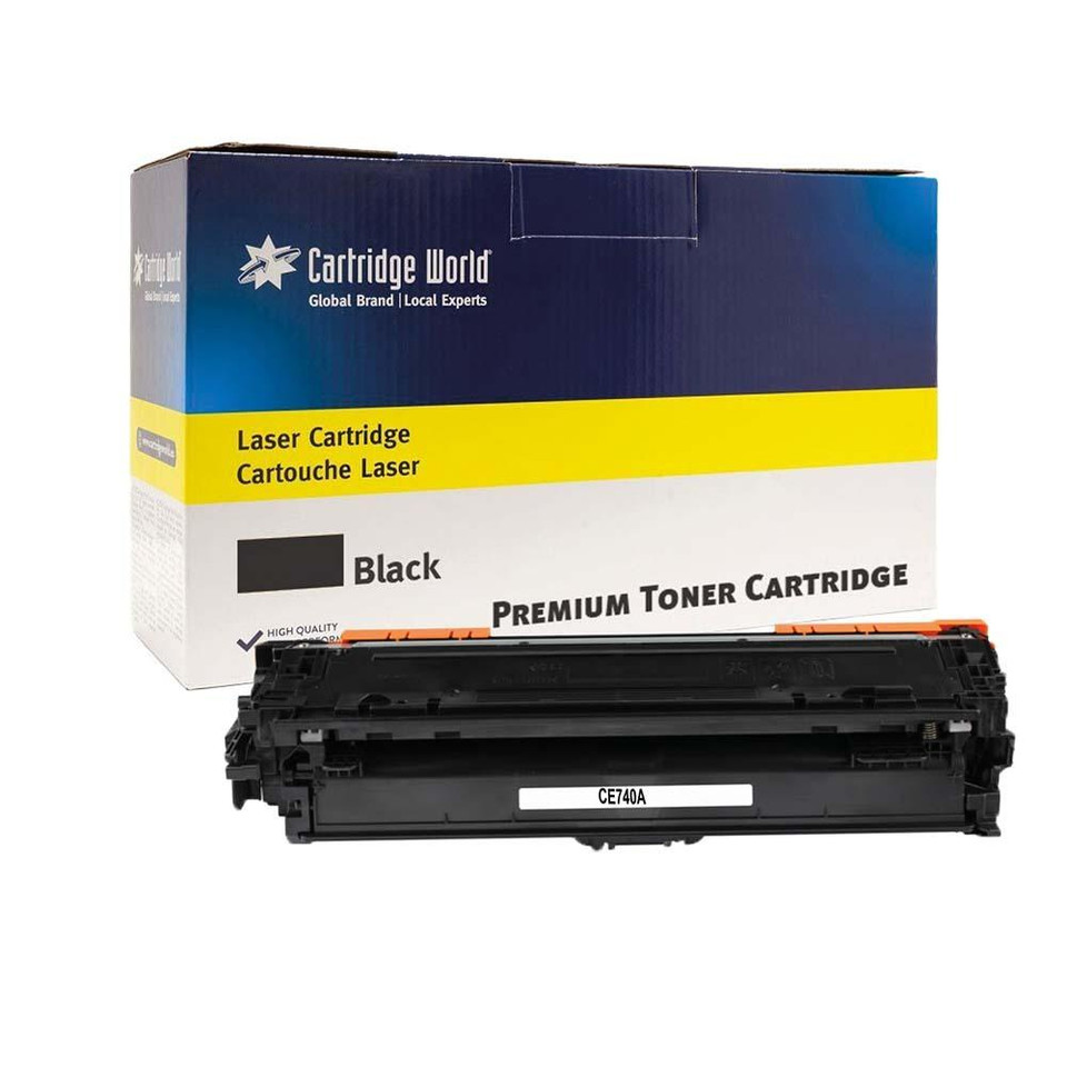 Compatible HP 307A Black LaserJet Toner Cartridge (CE740A) - HP Color LaserJet CP Series Toner Cartridges - HP Color LaserJet CP5225 Toner Cartridges