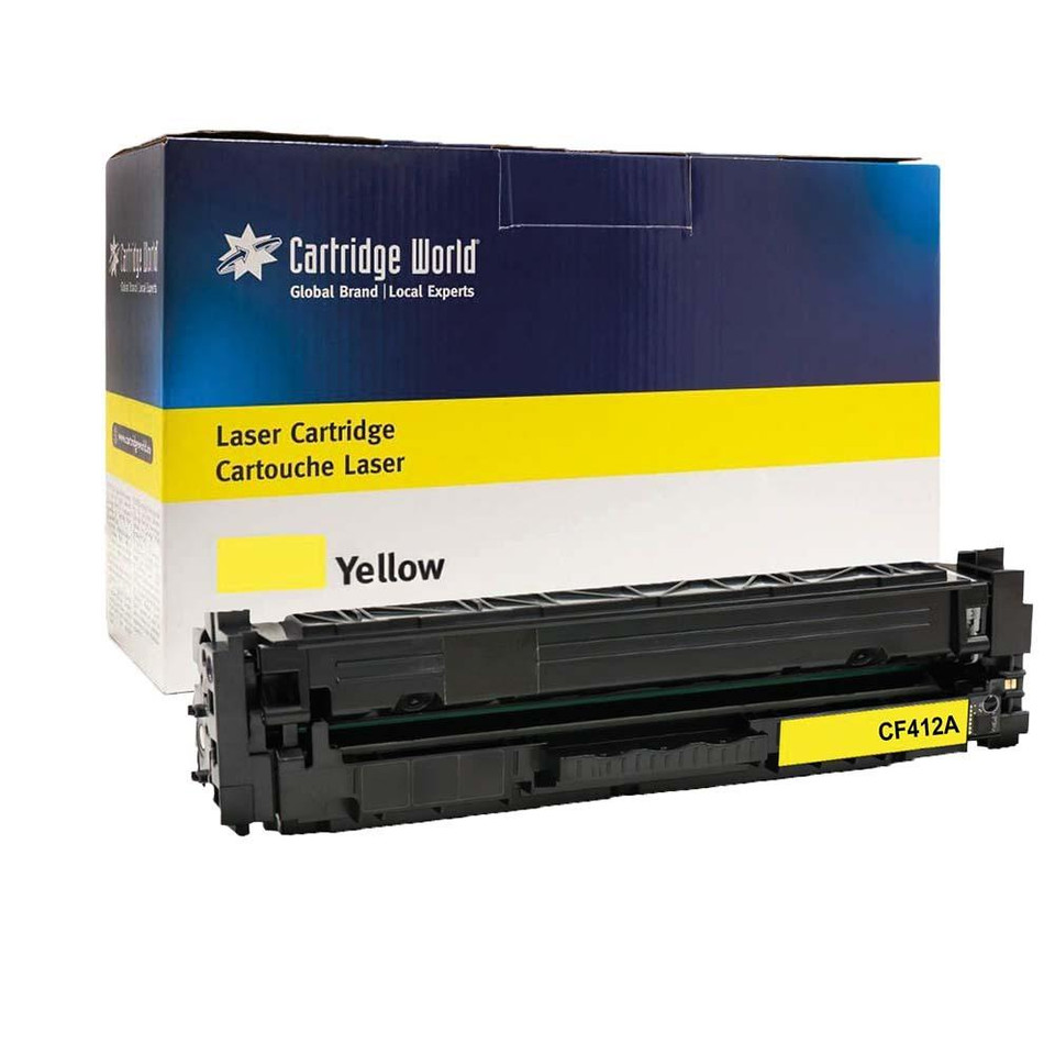 Compatible HP 410A Yellow LaserJet Toner Cartridge (CF412A) - HP Color LaserJet Pro Series Toner Cartridges - HP Color LaserJet Pro mfp M477fnw Toner Cartridges