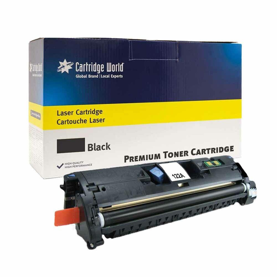 Compatible HP 122A Black LaserJet Toner Cartridge (Q3960A) - HP Color LaserJet Series Toner Cartridges - HP Color LaserJet 2550L Toner Cartridges