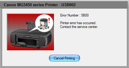 Canon Error Code