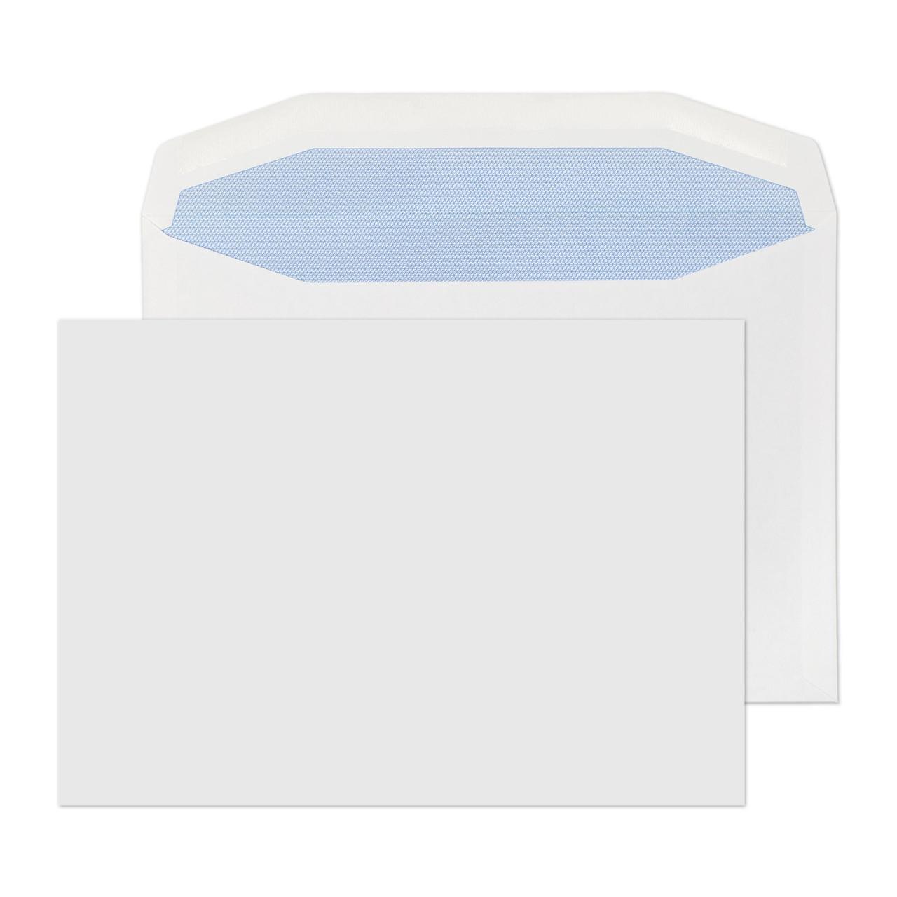 CW Office Everyday C5 White Gum Mailer 90gsm PK500, plain white envelope with gum adhesive flap for mailing documents.