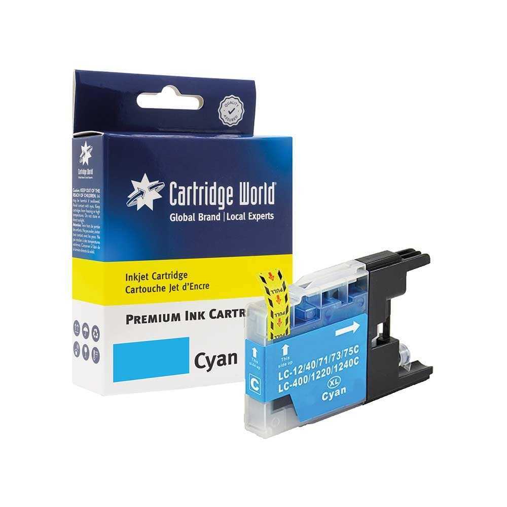 Cartridge World Compatible with Brother LC-1240C Cyan Inkjet Cartridge High Capacity