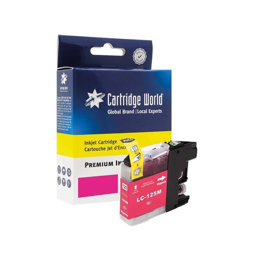 Cartridge World Compatible with Brother LC-125XLM Magenta Inkjet Cartridge High Capacity