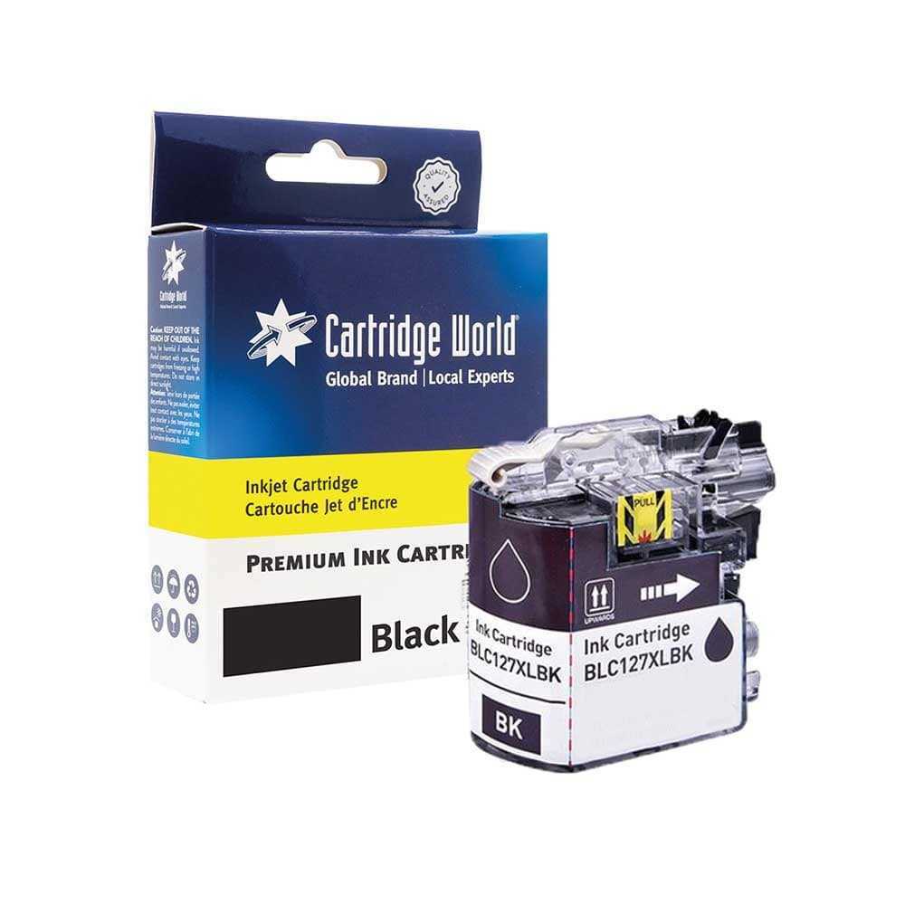 Cartridge World Compatible with Brother LC-127XLBK Black Inkjet Cartridge High Capacity