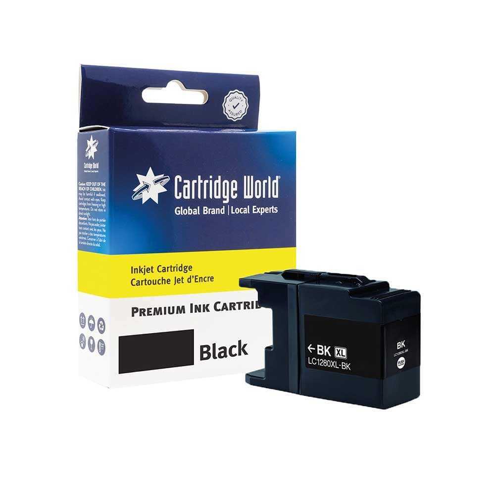 Cartridge World Compatible with Brother LC-1280XLBK Black Inkjet Cartridge Extra High Capacity