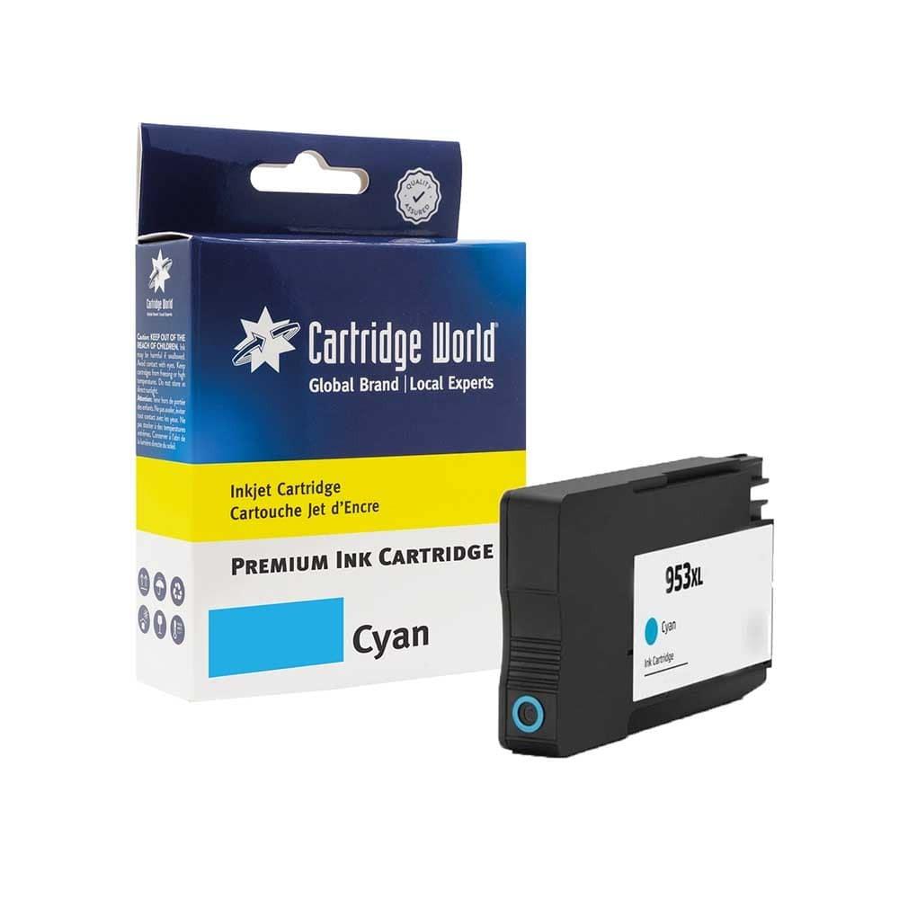 Cartridge World Compatible with HP 953XL High Yield Cyan Inkjet Cartridge F6U16AE
