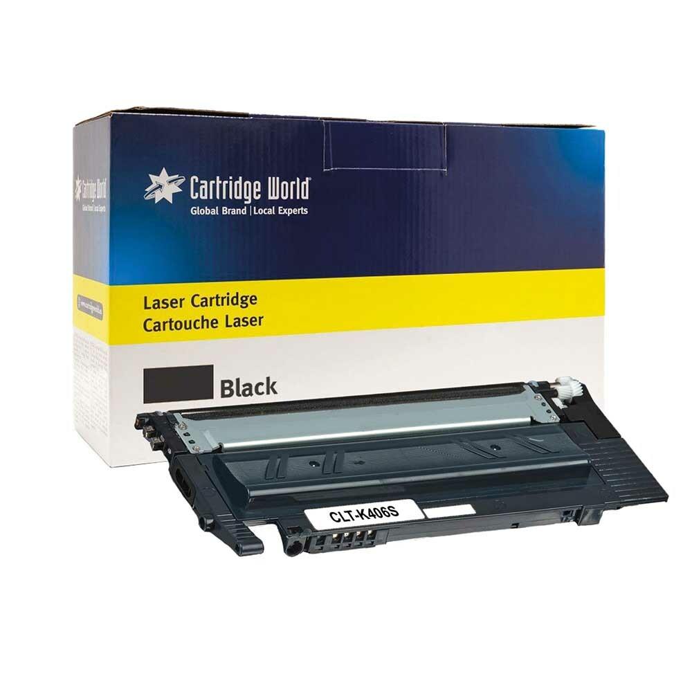 Cartridge World Compatible with Samsung CLT-K406S/ELS Black Toner Cartridge