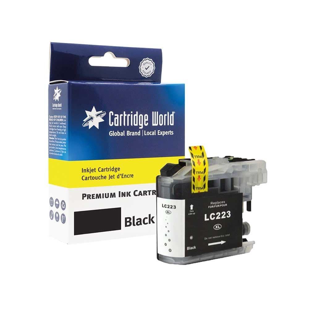Cartridge World Compatible with Brother LC-223BK Black Inkjet Cartridge