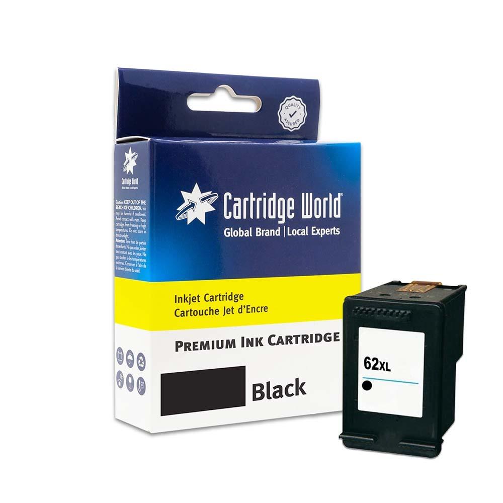 Cartridge World Compatible with HP 62XL High Yield Black Inkjet Cartridge C2P05AE