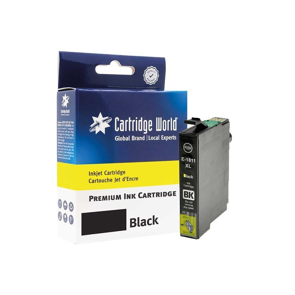 Cartridge World Compatible with Epson 18 Black C13T18014010