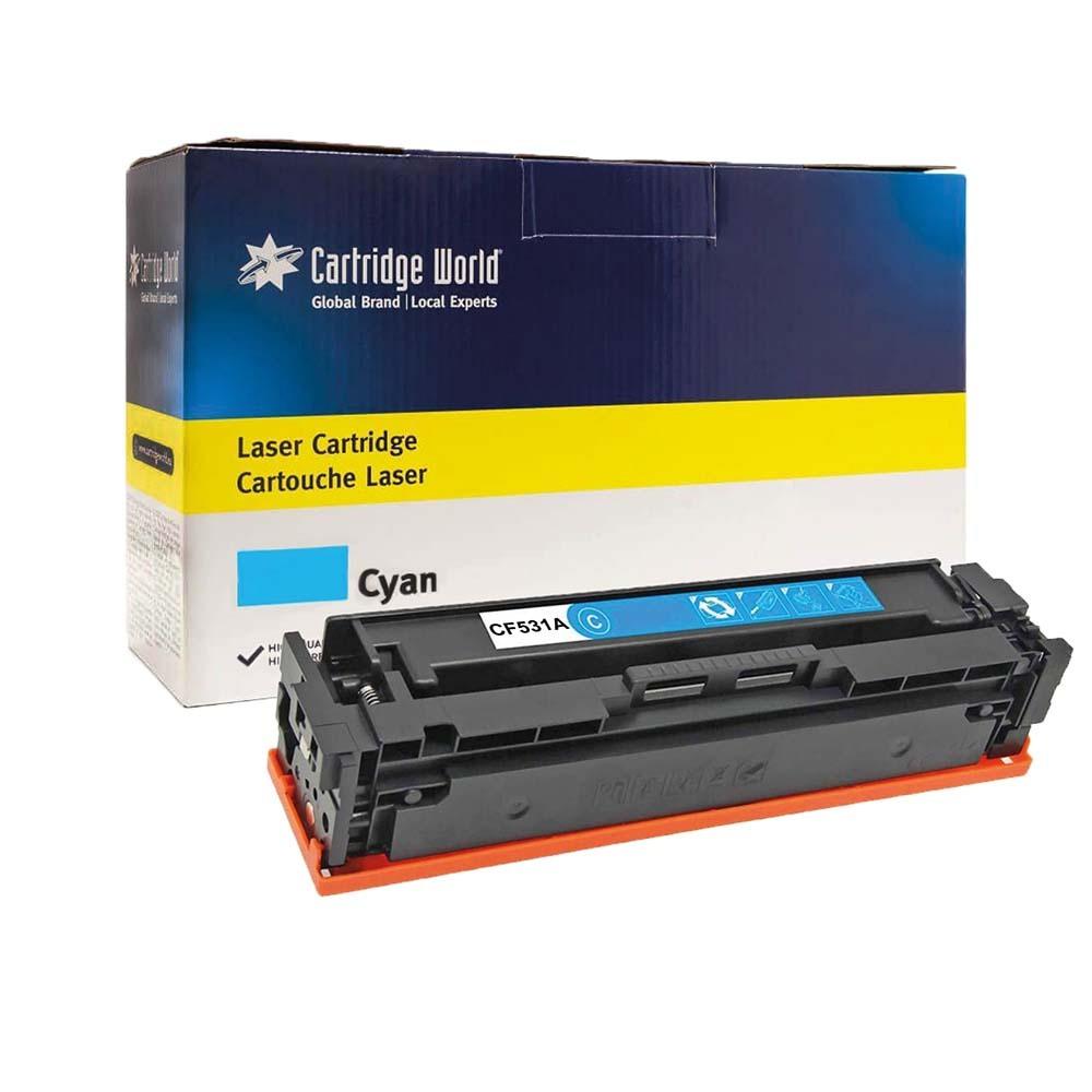 Cartridge World Compatible with HP 205A Cyan LaserJet Toner Cartridge