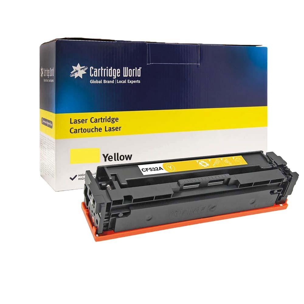 Cartridge World Compatible with HP 205A Yellow LaserJet Toner Cartridge