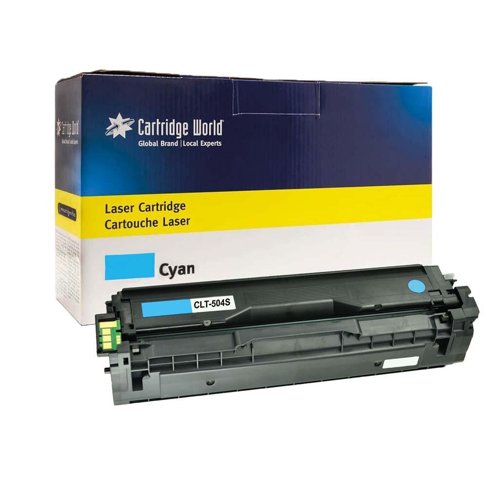 Cartridge World Compatible with Samsung CLT-C504S/ELS Cyan Toner Cartridge