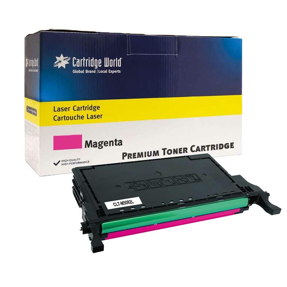 Cartridge World Compatible with Samsung CLT-M5082L/ELS Magenta Toner Cartridge High Capacity