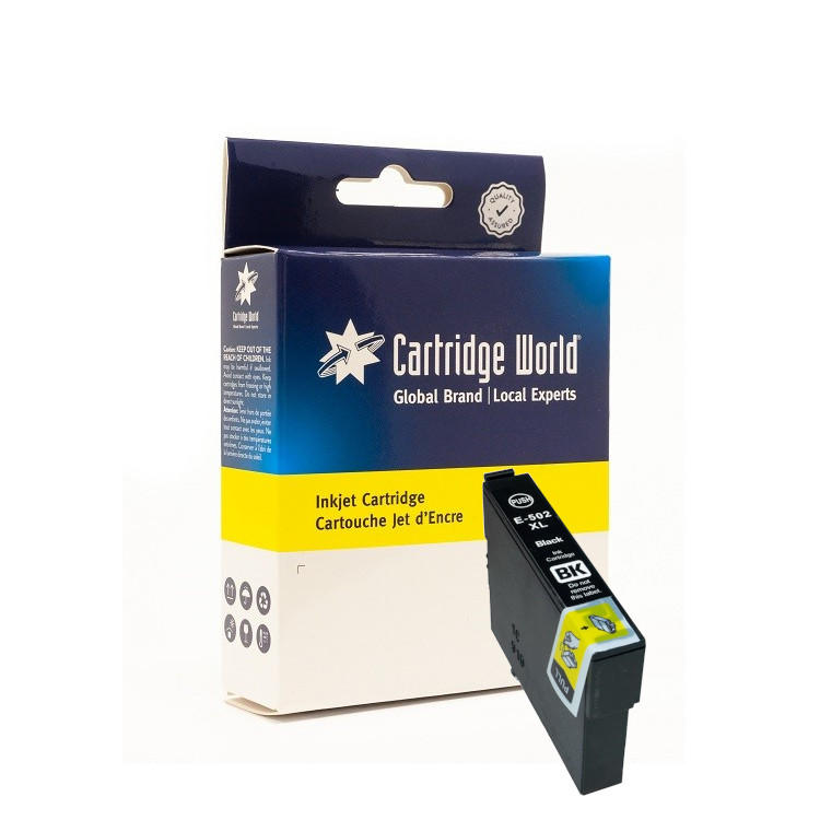 Cartridge World Compatible with Epson 502XL Black T02W1