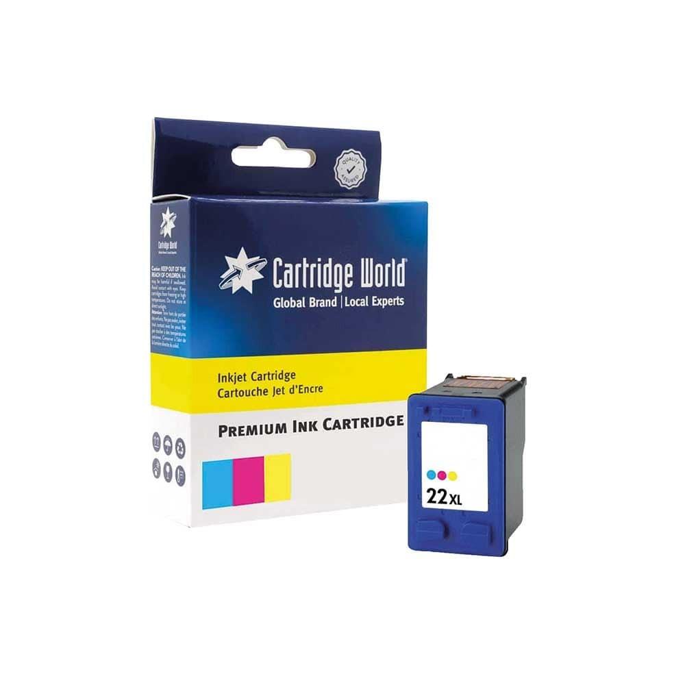 Cartridge World Compatible with HP 22XL Tri-colour Inkjet Cartridge C9352CE