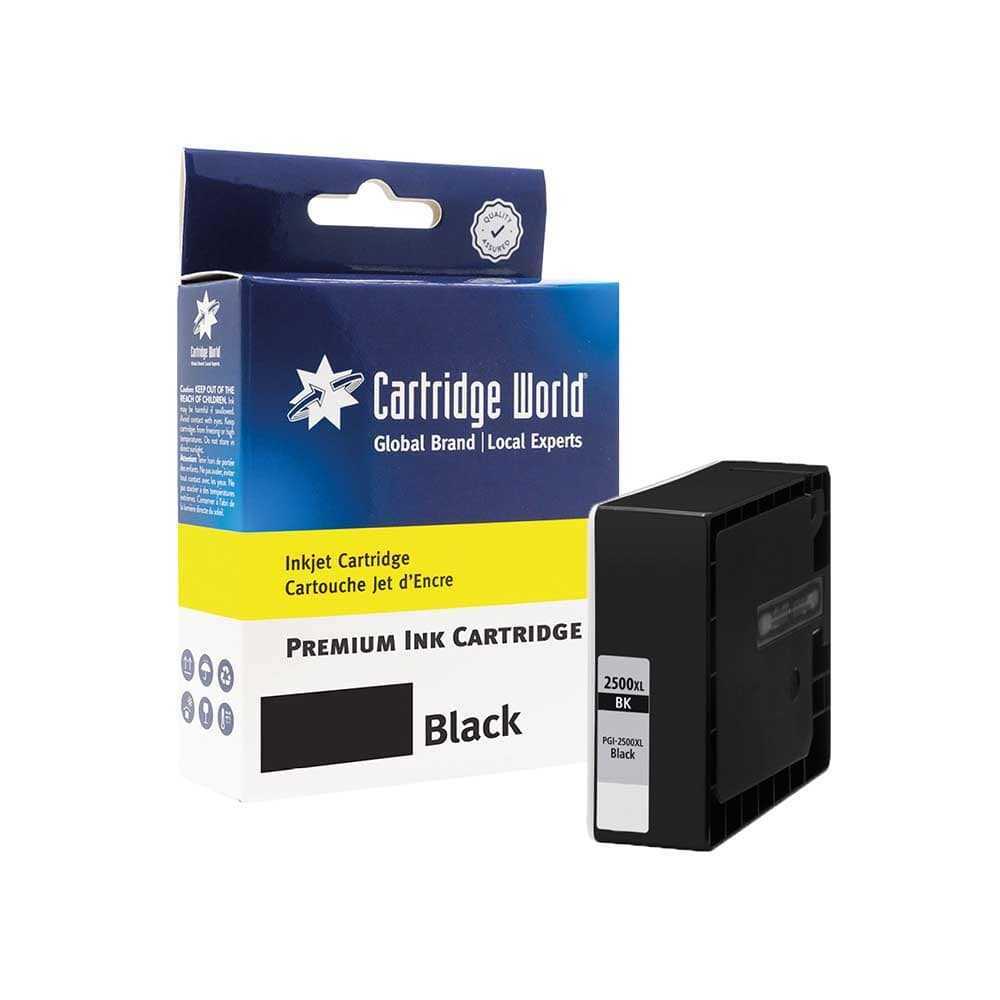 Cartridge World Compatible with Canon PGI-2500XLBK Black 9254B001