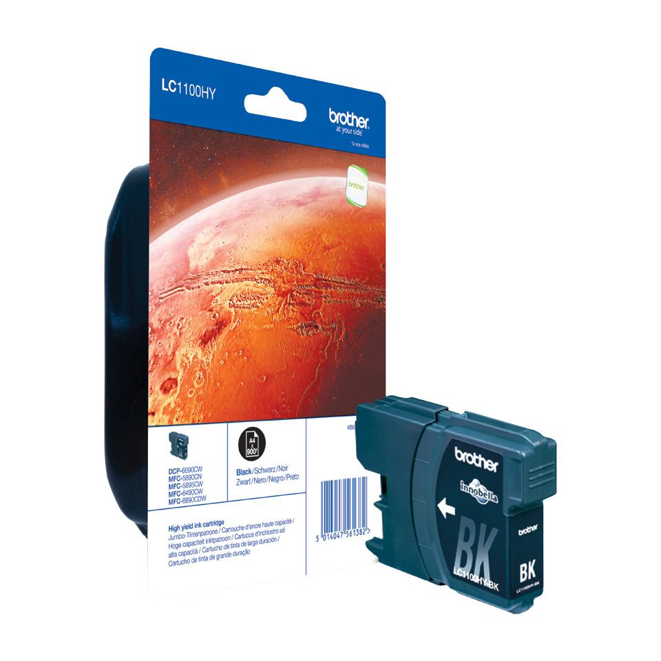 Brother LC-1100HYBK Ink Cartridge Original Black