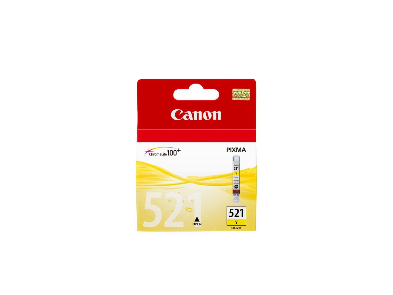 Canon CLI-521 Y Ink Cartridge Original Yellow