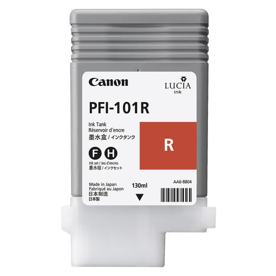 Canon PFI-101R Ink Cartridge Original Red