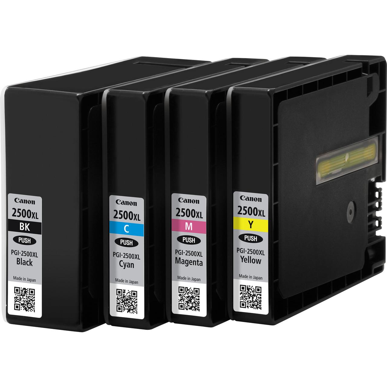 Canon PGI-2500XL C/M/Y/BK Ink Cartridge Original Black,Cyan,Magenta,Yellow Multipack