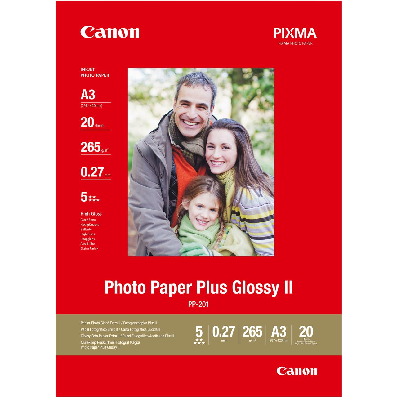 Canon PP-201 photo paper High-gloss A3