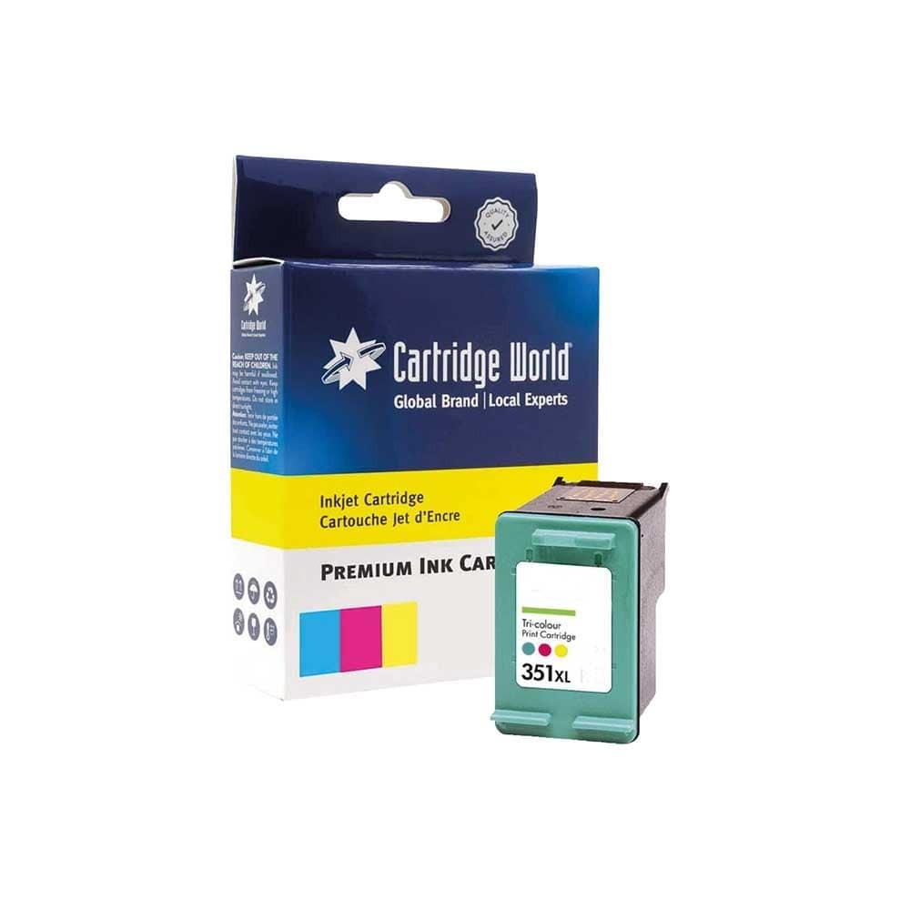 Cartridge World Compatible with HP 351XL High Yield Tri-colour Inkjet Cartridge CB338EE