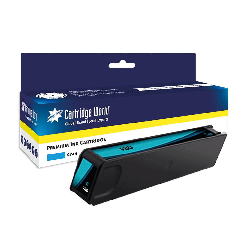 Cartridge World Compatible with HP 980 Cyan Inkjet Cartridge Cyan D8J07A