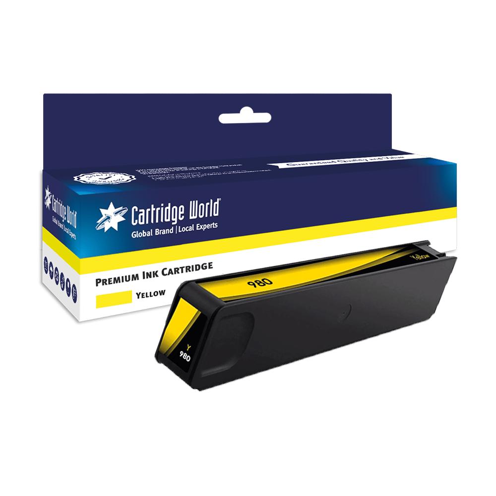 Cartridge World Compatible with HP 980 Yellow Inkjet Cartridge D8J09A