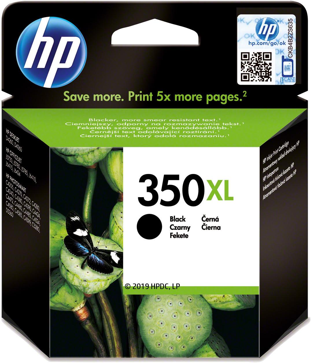 HP 350XL Original Photo black Ink Cartridge