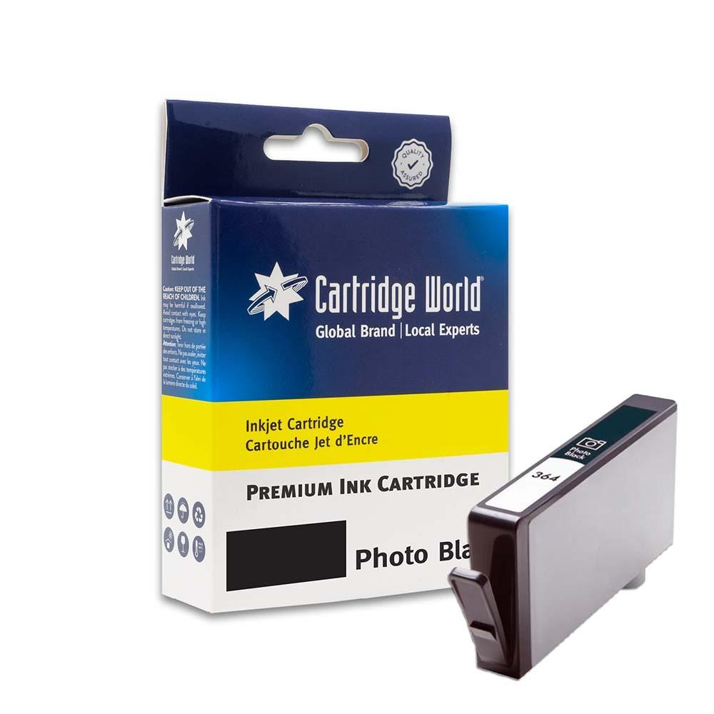 Cartridge World Compatible with HP 364 XL High Yield PHOTO BLACK Inkjet Cartridge CB322EE This is not the standard 364 XL Black