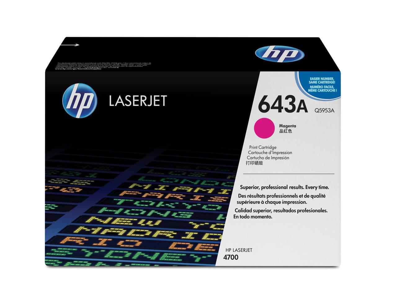 HP 643A Original Magenta Toner Cartridge