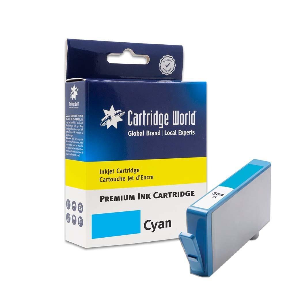 Cartridge World Compatible with HP 364XL High Yield Cyan Inkjet Cartridge CB323EE