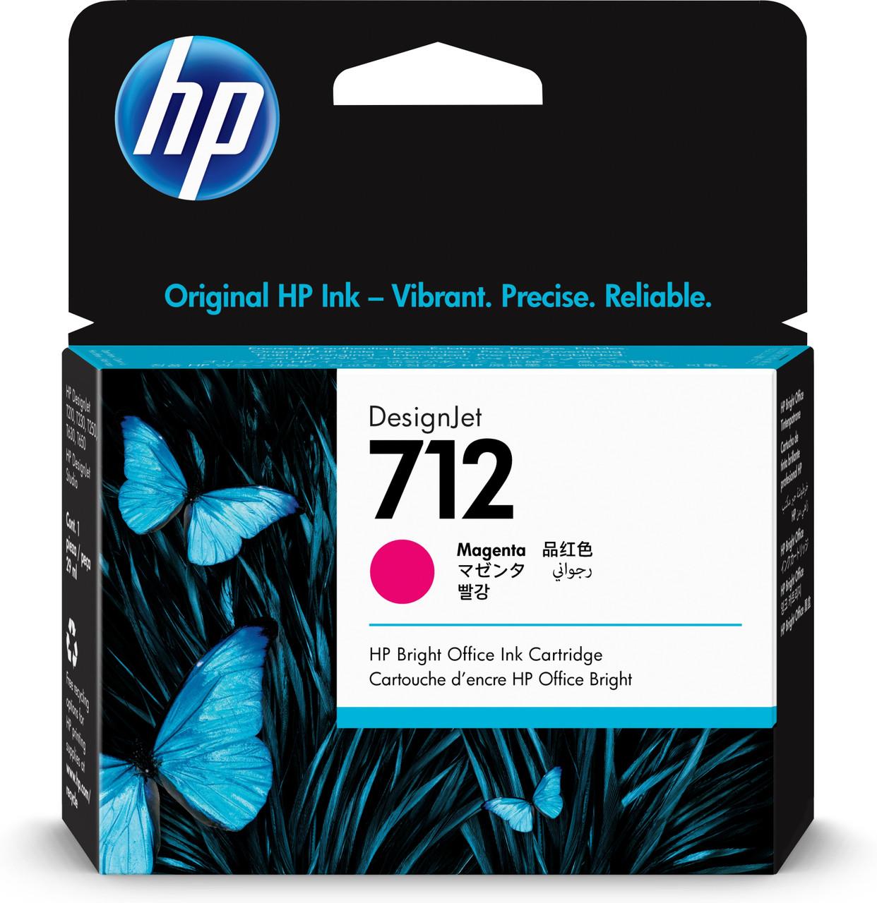 HP 712 Magenta Standard Capacity Ink Cartridge 29ml - 3ED68A
