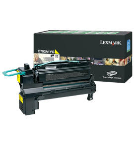 Lexmark C792A1YG Original Yellow Toner Cartridge