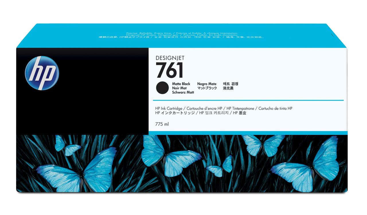 HP Original HP 761 Matte Black Ink Cartridge (CM997A)