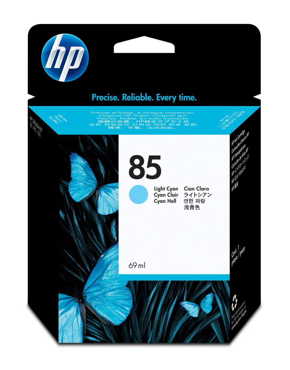 HP Original HP 85 Light Cyan Ink Cartridge (C9428A)