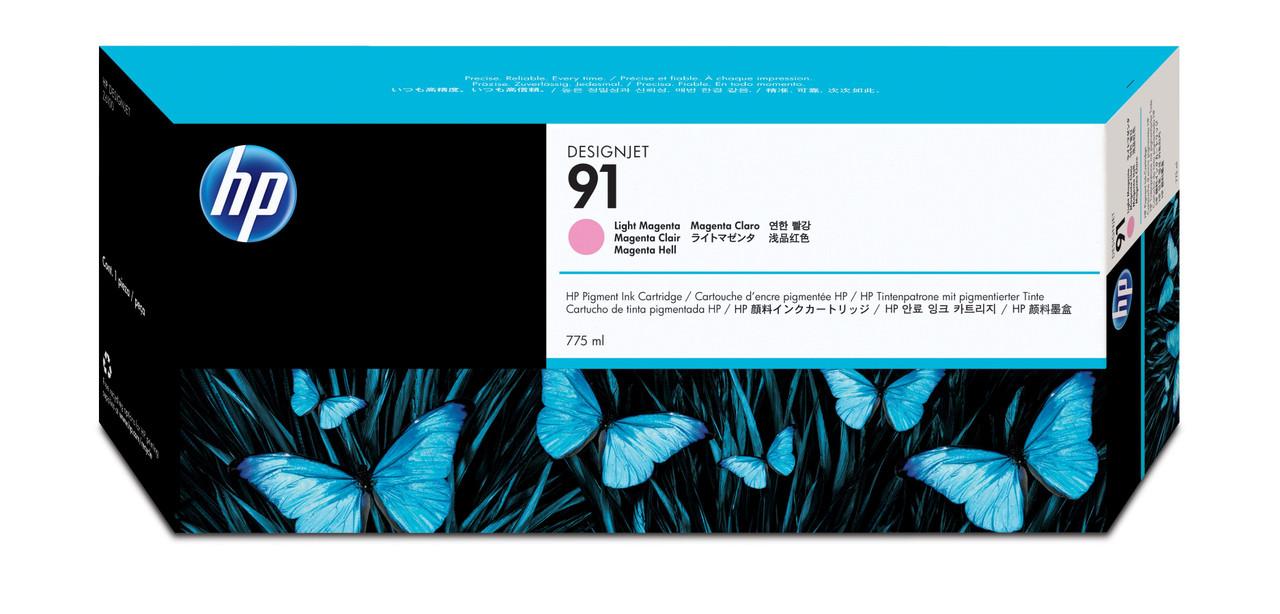 HP Original HP 91 Light Magenta Ink Cartridge (C9471A)