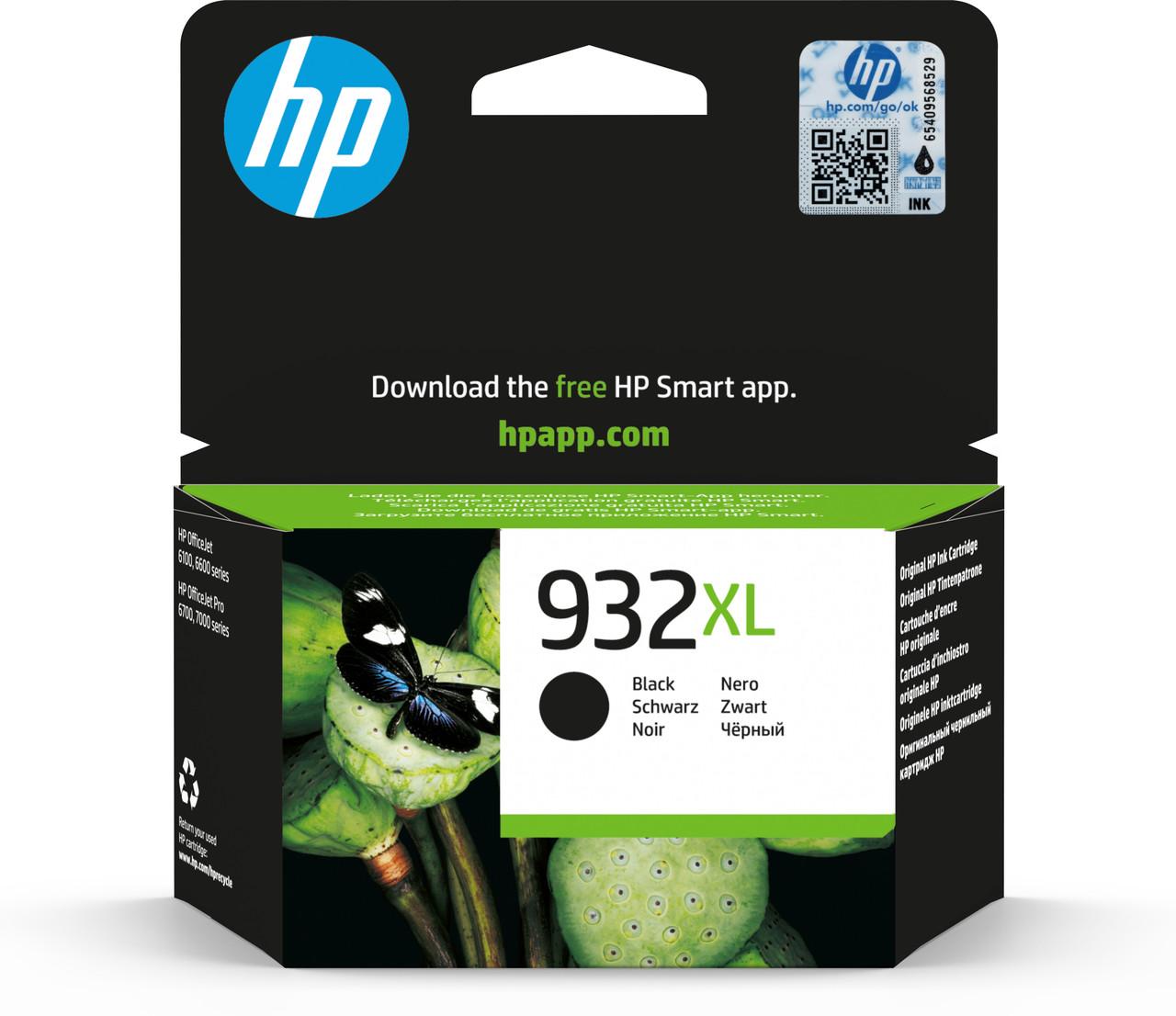 HP Original HP 932XL Black Ink Cartridge (CN053AE)