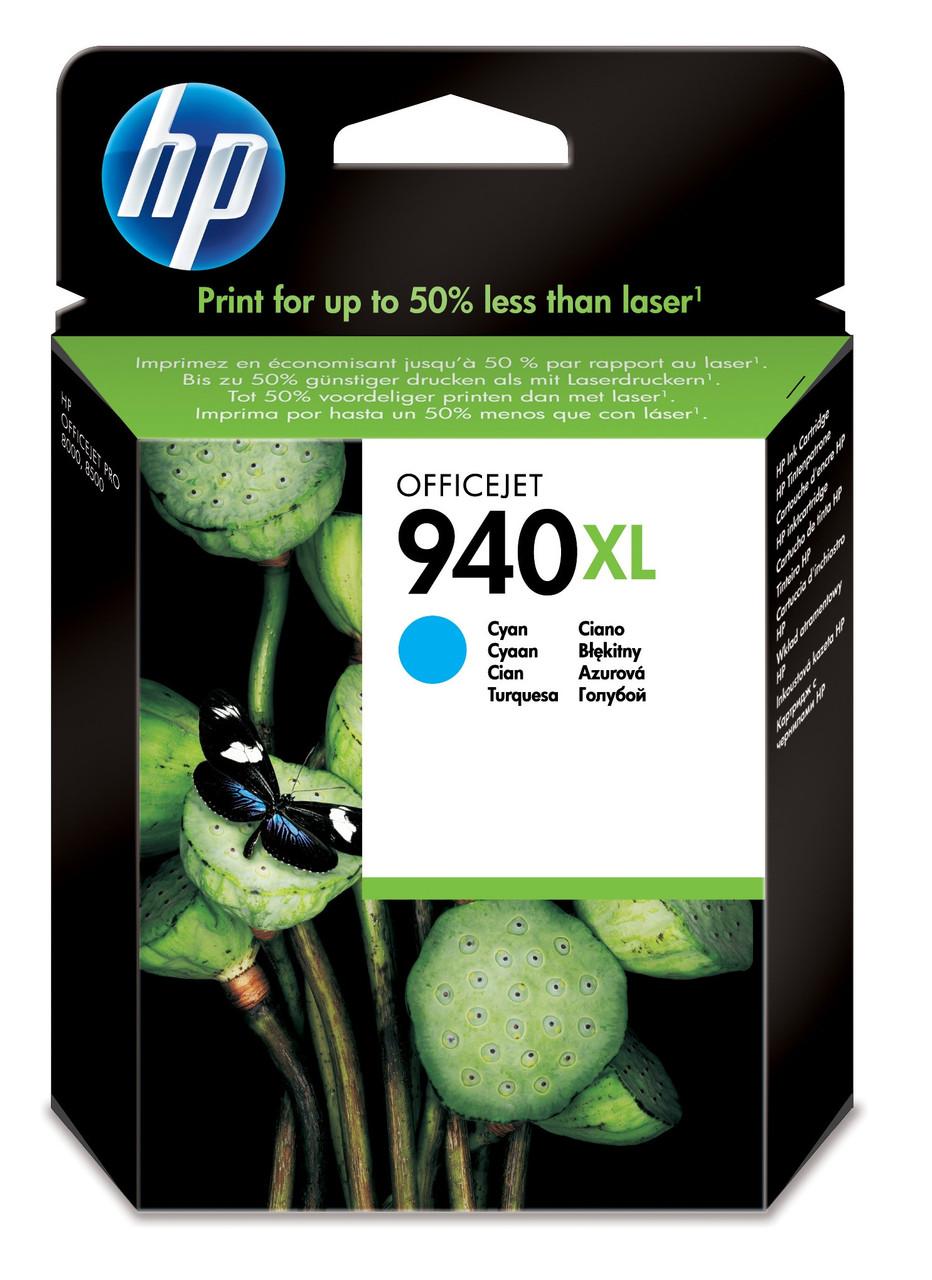 HP Original HP 940XL Cyan Ink Cartridge (C4907AE)
