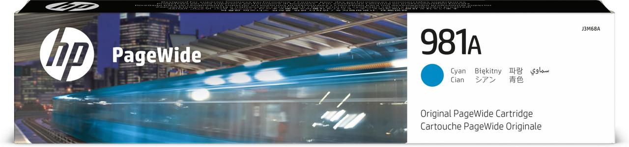 HP Original HP 981A Cyan Ink Cartridge (J3M68A)