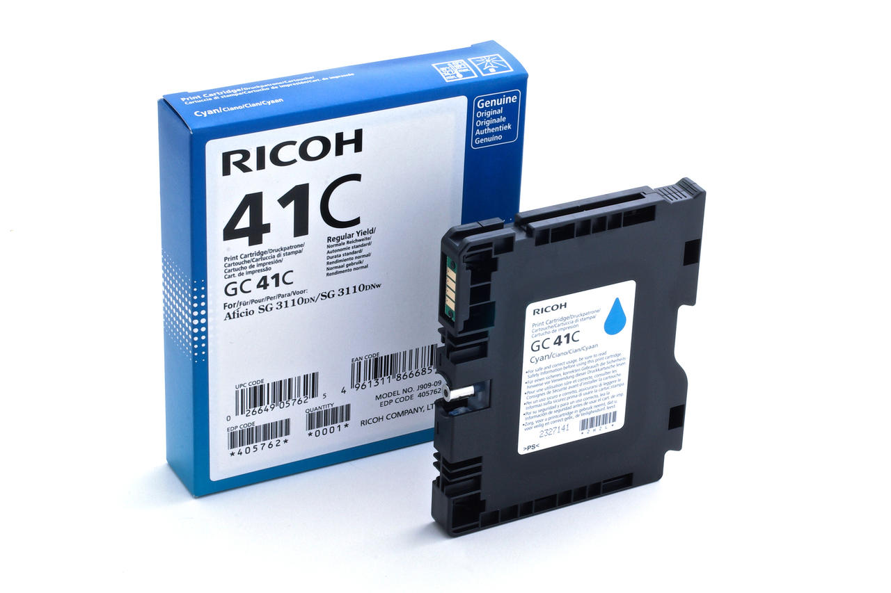 Ricoh 405762 ink cartridge Original Cyan