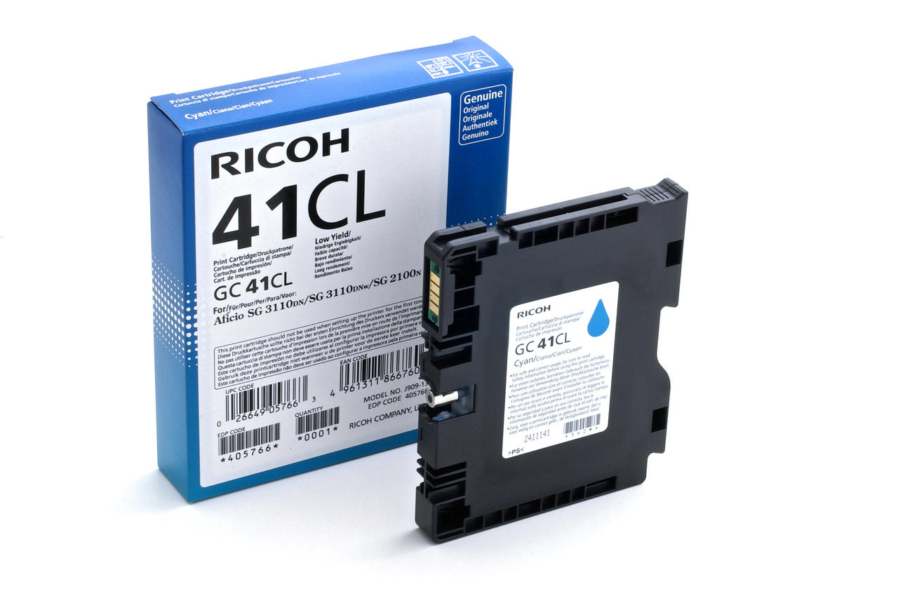 Ricoh 405766 ink cartridge Original Cyan