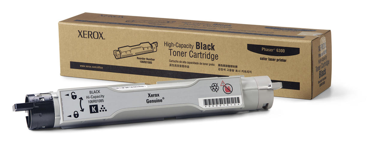 Xerox Black High Capacity, Phaser 6300 DOES NOT WORK ON PHASER 6350 Toner Cartridge