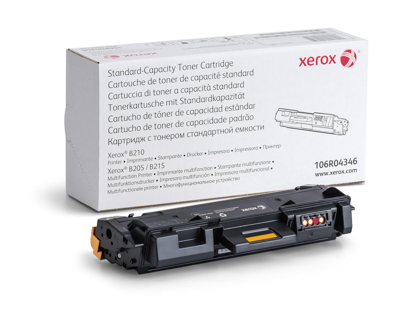 Xerox Black Standard Capacity Toner Cartridge 1.5k pages for B205 / B210/ B215 - 106R04346