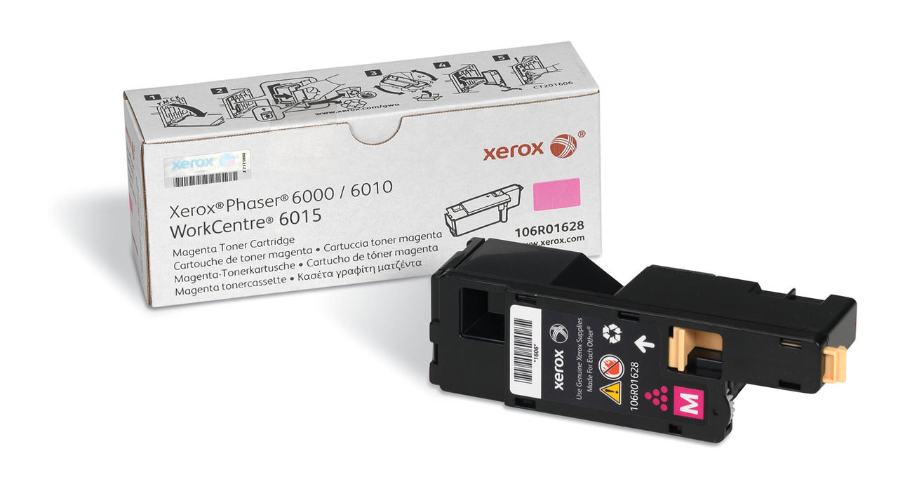 Xerox Phaser 6000/6010 / Workcentre 6015, Standard Capacity Magenta 1,000 Pages Toner Cartridge